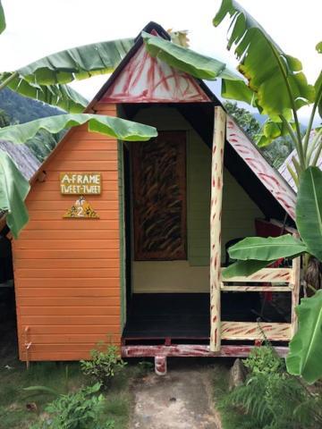 Beach Shack Chalet - Garden View Aframe Small Unit Kampong Juara Exterior foto